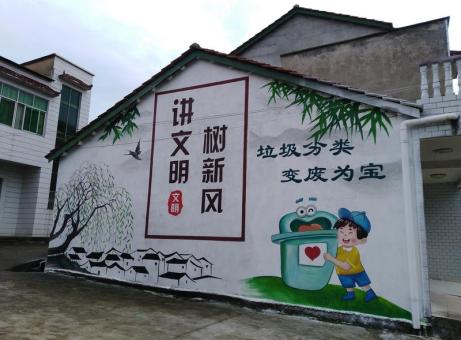 来安墙绘是现在流行的墙体广告