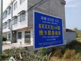 来安墙体广告质量分析