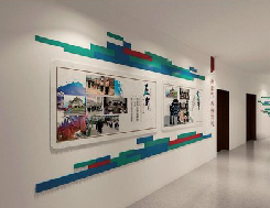 来安企业文化墙用什么材料好？