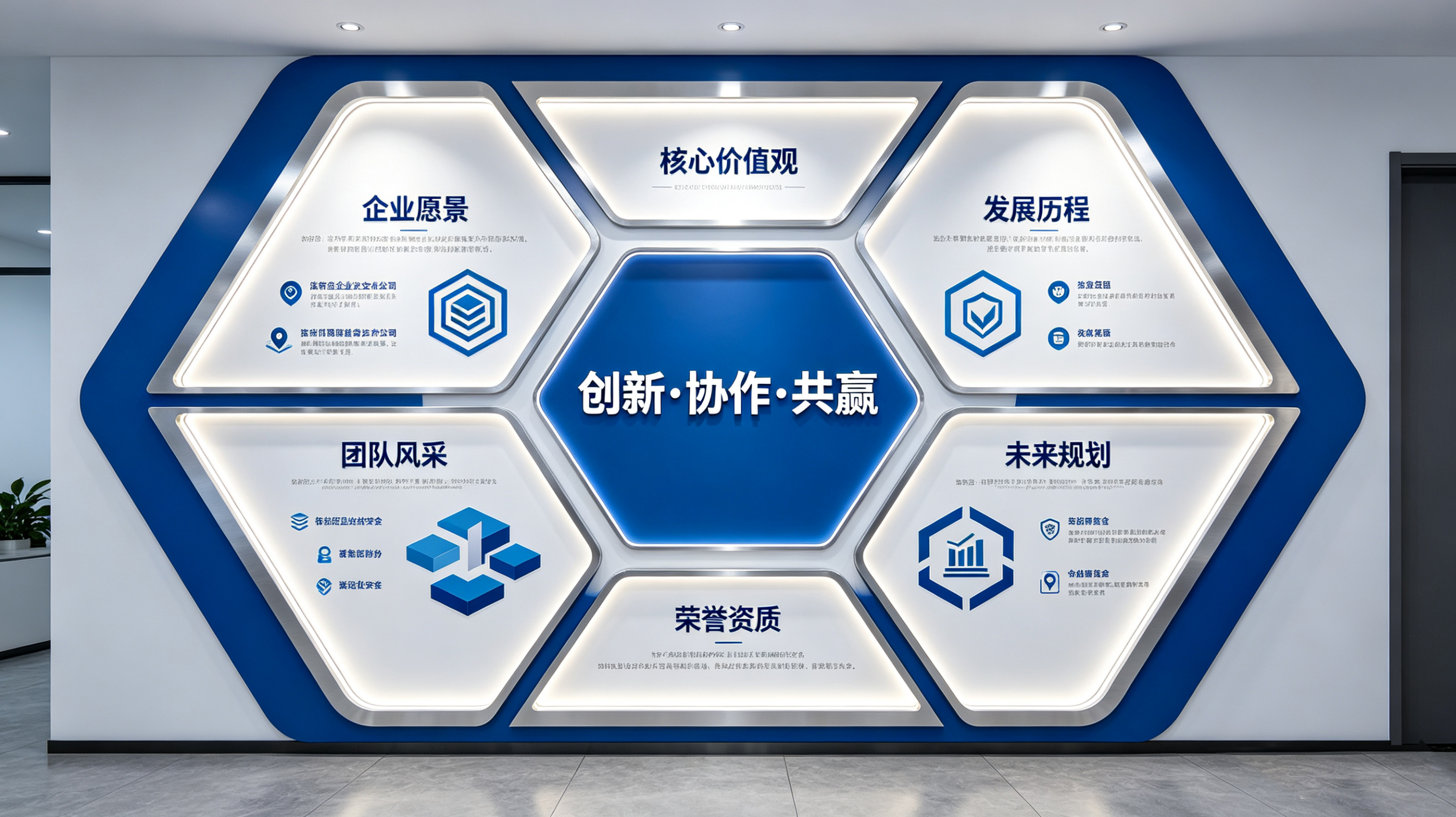 来安企业文化墙六边形避坑指南（新手常犯5个错误）